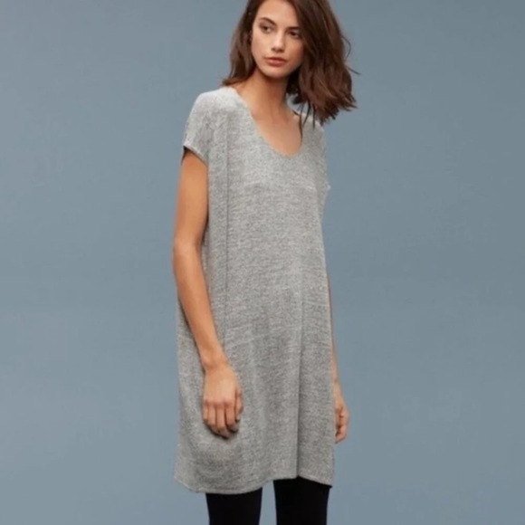 Aritzia Wilfred Free Gray Lorelei Dress size Medium‎ - Picture 2 of 9
